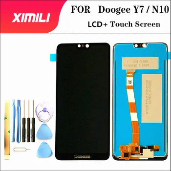 5.84 inch Išbandytas LCD Ekranu, Skirtas Doogee Y7 LCD Ekranas Su Jutikliniu Ekranu, Pilnas komplektas Skirtas Doogee N10 +Įrankiai