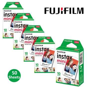 50 lapų Fujifilm Instax Mini Filmas Fujifilm Instax Mini 8 9 25 70 90 Fotoaparatas Fuji Instax Mini 9 Filmai Balta Krašto Foto Popierius