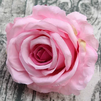 50pcs/daug Dirbtinis Dekoratyvinis Didelis Rose Vadovai Aukštos Kokybės Gėlių Modeliavimas 