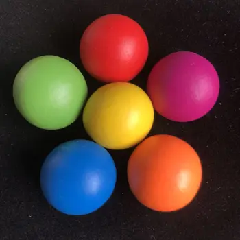 50pcs/pak 19mm Užsakymą šviesus saldainiai spalvos lotus medienos kamuolius švietimo priemonė kamuolys dovanų