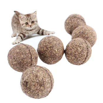 5VNT Naminių Kačių Gamtos Katžolių Gydyti Rutulį Už Namų Vejasi Žaislai, Sveikas, Saugus Valgomieji Gydant Katžolių kamuolys Katė žaislas