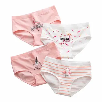 5pcsTeenager kelnės rožinės kelnaitės medvilnė kelnės vaikams flamingas Apatiniai kūdikių vasaros drabužių mergaičių baby girl boksininkas