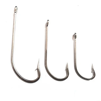 5pieces/daug bass fishhooks karpių žvejybos kabliukai spygliuota kablys plieno fishhooks dydis-3/0, kad 10/0
