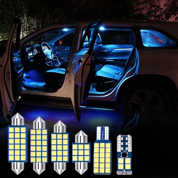 5vnt 12v Automobilio LED Lemputes Suzuki Vitara LY 2016 2017 2018 2019 2020 Interjero Dome Skaitymo Lempos Kamieno Šviesos Priedai