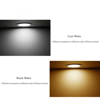 5vnt LED Downlight 5W/7W/ 9W/12W/15W Apvalus Įleidžiamas Lempa 220V—240V Led Lemputė Miegamojo, Virtuvės Patalpų LED Spot Apšvietimas