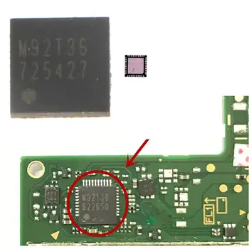 5vnt/daug Maitinimo Baterijos Įkrovimo IC Chip M92T36 ,HDMI pagrindinė Plokštė M92T17 Garso ir Vaizdo Kontrolės IC Chip už Nintend Jungiklis NR