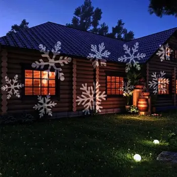6 Modelis Kalėdų LED Snaigė Projektorius, Šviesos, Lazerių Projekcijos Lempos Disco Scenos Šviesos Namuose Šalis, Ravėjimas Dekoras Plėvelės Žibintai