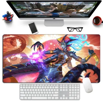60x30cm Vizijas N'Zoth Gumos Kilimėlis Didelis Warcraft Žaidimų Pelės mygtukai Žaidėjus Anime Otaku vartotojo Kompiuterio XL Stalas Berniukas Dovanų Kilimėlis