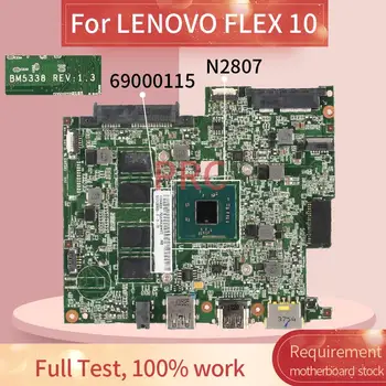 69000115 LENOVO FLEX 10 N2807 4GB Notebook Mainboard BM5338 APS.1.3 DDR3 Laptopo plokštė