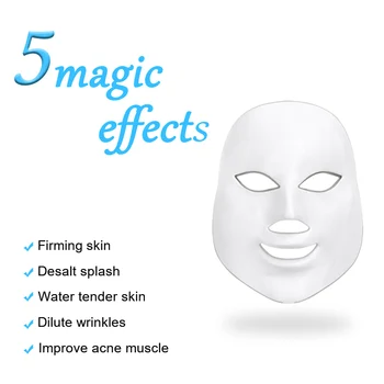 7 Spalvų Led Terapijos Kaukės Šviesos Veido Kaukė Terapijos Photon Led Veido Kaukė Korėjos Odos Priežiūros Led Kaukė Terapijos Raudonas Šviesos Terapija