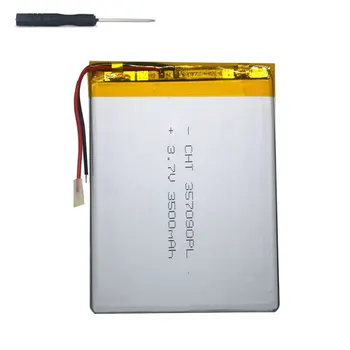 7 colių tablet universal baterija 3.7 v 3500mAh polimero ličio Baterija Irbis TX76 TZ44 TZ71 TX51 TX15 + atsuktuvas