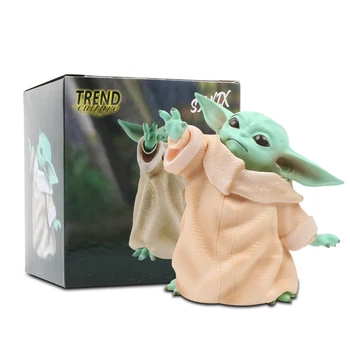 8 Cm Star Wars Kūdikių Yoda Rinkimo Veiksmų Skaičius, Speelgoed Pvc Miniatuur Speelgoed Pop Cadeau Voor Kinderen kerstcadeau