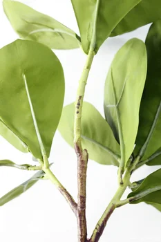 87cm3 Šakutės Dirbtinis Retas Banyan Medžių Šakos Žalios Netikrą Atogrąžų Palmių Augalai, Patalpų Plastiko Vazoninių Namų Parduotuvė Biuro Dekoras