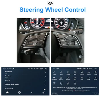 9 Colių Automobilinis Multimedia Player Benz Smart Fortwo 2011-M. Android10 2.5 D Automobilių Navigacijos GPS Priedai Bluetooth Car Radio