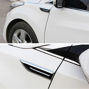 ABS Chrome apdaila padengti Šviesos Pusėje Logotipas Ženklelis apdaila apdaila Lipdukas, skirtas Kia Rio K2 K3 K4 K5 Cerato,Siela,Forte,Sportage R,