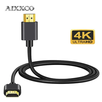 AIXXCO 0,5 M 1M 1,5 M 2M 3M 4K 60Hz HDMI suderinamus Kabelis Didelės Spartos 2.0 Aukso Padengtą Kabelį, Laidą UHD FHD 3D