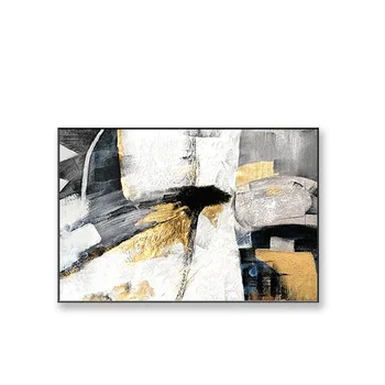 Abstrakti tapyba plakatas šiaurės sienų apdaila Rankų darbo akrilo naftos tapyba ant drobės paprasta nuotrauka už kambarį sofa