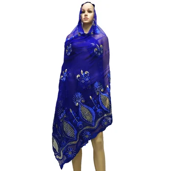 Afrikos Lady skara, Daugiau Spalvų medvilnės Hijab, Prabangus šalikas Ilgas Big Skara Galvos Dangtelis, Antklodės,Mados Hijab Šalikai 210*110cm