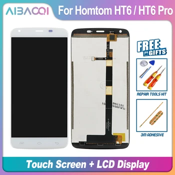 AiBaoQi Naujas Originalus 5.5 Colių Jutiklinis Ekranas+1280X720 LCD Ekranas+karkaso konstrukcijos Pakeitimo Homtom HT6/HT6 Pro 