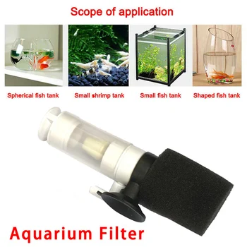 Akvariumo Filtras Žuvų Bakas Super Mute Small Pneumatinės Filtro Valymo Priemonė Žuvų Bakas AUG889