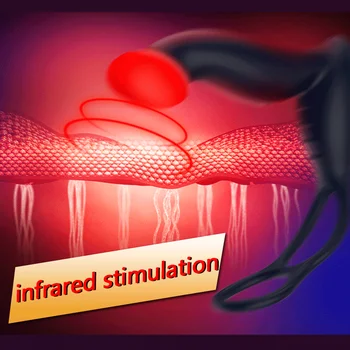 Analinis Vibracijos Masažo Sekso Žaislai, Centrinis Prostatos Stimuliatorius Vyrų Orgazmas Nuotolinio Valdymo Dildo Masturbacija Vibracija Butt Plug