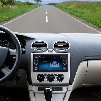 Android 8.0 4+32GB Automobilių DVD multimedijos grotuvas Radijas galvos vienetas Ford Focus 2007-2010 GPS Žemėlapis navigacija Stereo octa core PX5