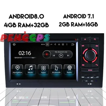 Android 8.0 7.1 Radijo Automobilių DVD Grotuvas, Stereo GPS Navi 