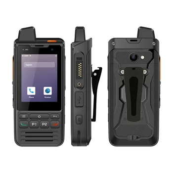 Android 9.0 UNIWA F60 4G Išmanųjį telefoną Zello Walkie Talkie, 1GB RAM, 8 GB ROM Moblie Telefono IP68 TR Jutiklinis Ekranas FM Radijas GPS SOS Wifi
