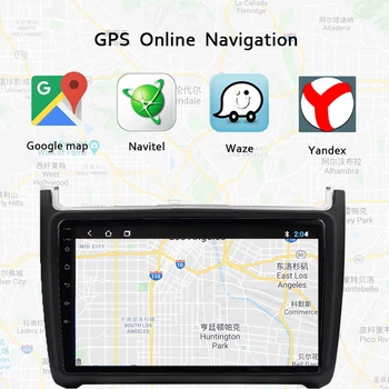 Android 9.0 daugialypės terpės Grotuvas, Automobilis Stereo-Auto Radijo Toyotal Fortuner HILUX Revo Vigo 2007-Manual KS Navigacija GPS DVD