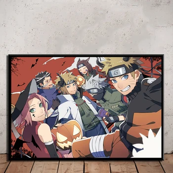 Animacija Naruto Simbolių Drobės Tapybos Plakatai ir Spausdinamos Nuotraukos Sienos Menas Spausdinti Vaikai Plakatas Namų Puošybai
