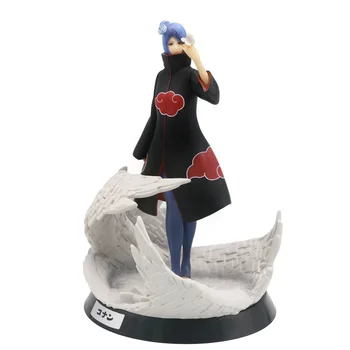 Anime Naruto Statula PVC Veiksmų Skaičiai 260mm Naruto Shippuden Akatsuki Konan Statulėlės Kolekcijos Modelis Žaislas