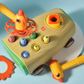 Ankstyvojo Ugdymo Genių Maitinimosi Žaidimas Magnetinis Bamblys Žaislas smulkiosios motorikos, Jutimo Ikimokyklinio Žaislų Rinkinys NSV775