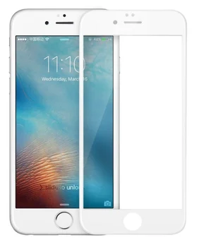 Apsauginis stiklas iPhone 6 Plius 10D Balta techpak