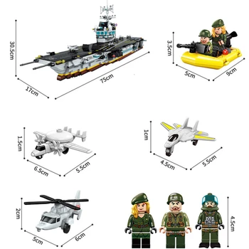 Apšviesti Pastato Blokas Karinių Kovinių Jūrų Pajėgų Apache Raid 3 Skaičiai 280pcs Švietimo Plytų Žaislas Berniukui Dovana