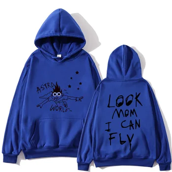 Astroworld Mama galiu skristi hoodie, geriausios kokybės hip-hop megztinis, moterų plius dydžio striukės, jaunimo mados palaidinukė prekės