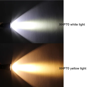 Atsparus vandeniui Nardymas žibintuvėlis galingas XHP70 4200LM XHP50 2600LM LED povandeninės blykstės šviesos nardymo Lempos lanterna 26650 18650