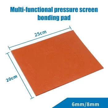Aukštos Kokybės 200*250*8mm Paspaudus kilimėlis Laminavimo staklės, silikono padas minkšta kempinė putų lenta aukštai temperatūrai atsparus padas