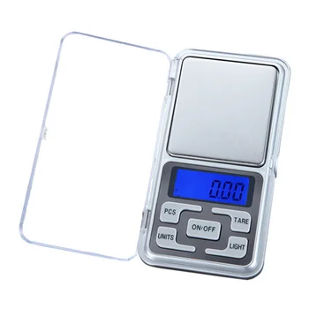 Aukštos Mini Tikslumo Skaitmeninės Elektronikos Kišenėje Masto Svorio LCD Gramas Papuošalų Svarstyklės Įrankis LG66