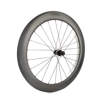 Aukštos kokybės 700C 60mm gylio anglies ratų 25mm pločio kniedė, skirta/Vamzdinės kelių dviratį anglies aširačio UD Matiniu paviršiumi nemokamas pristatymas