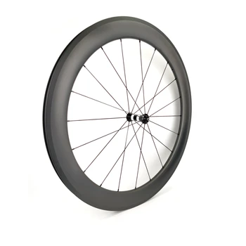 Aukštos kokybės 700C 60mm gylio anglies ratų 25mm pločio kniedė, skirta/Vamzdinės kelių dviratį anglies aširačio UD Matiniu paviršiumi nemokamas pristatymas