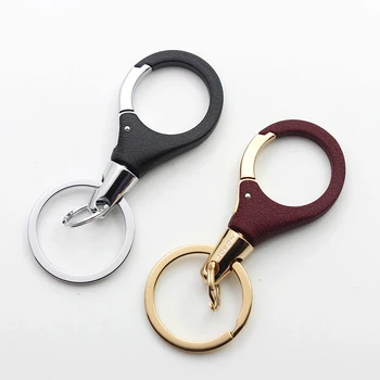 Aukštos kokybės Premium Key Chain Vyrų Keychain Paprasta Stiliaus Klasikinių Automobilių Raktų Žiedas Turėtojas Derliaus Geriausia Dovana Krepšys Pakabukai Didmeninės