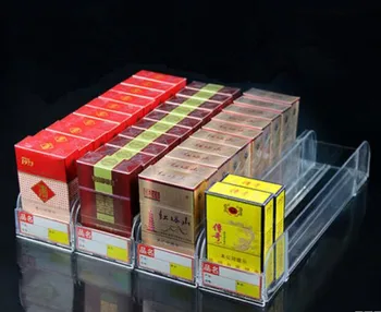 Automatinis cigarečių stūmikas prekybos centrų cigarečių stovėti vairo savitarnos parduotuvė Tabako stendas gerti kabineto displaybox