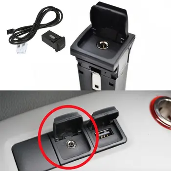 Automobilinis USB AUX Jungiklis Laido vw1 Golf GT I R MK6 Jetta MK5 RCD310 RCD510 M2ED