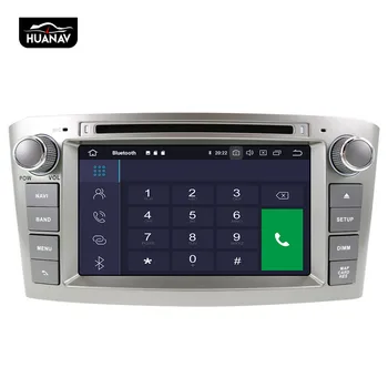 Automobilio DVD grotuvas GPS navigacija Toyota Avensis 2002-2008 T250 Android 9.0 multimedijos 2 din Automobilio Radijo, GPS auto stereo galvos vienetas