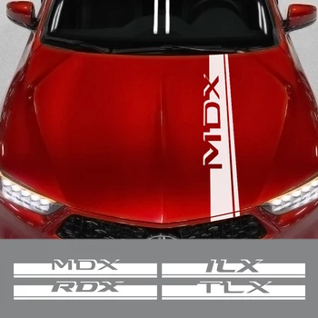 Automobilio Kapoto Lipdukas, Skirtas Acura TL UA6 UA7 LHD TSX CL9 cu2 pateiktų pataisų MDX YD3 RSX TLX-L RDX CDX NSX LR RLX ZDX Auto Reikmenys, variklio Dangtis, Lipdukai
