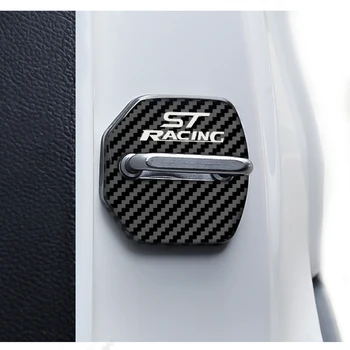 Automobilio Stilius Anglies pluošto modelis Durų spynos Apdaila Emblema Dangtelis Tinka Ford Focus 2 2005-2013 Fiesta 