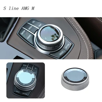 Automobilio Stilius Multimedijos Mygtukai perjungti Padengti Lipdukai skydelis BMW 5 serijos G30 G38 X3 G01 6 serijos gt Interjero Auto Priedai