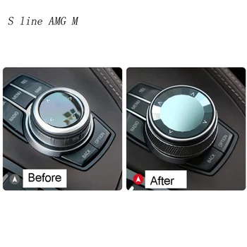 Automobilio Stilius Multimedijos Mygtukai perjungti Padengti Lipdukai skydelis BMW 5 serijos G30 G38 X3 G01 6 serijos gt Interjero Auto Priedai