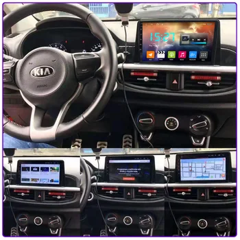 Automobilio radijo KIA PICANTO Rytą 2016 2019 autoradio DVD multimedijos grotuvas GPS navigatorius auto garso coche stereo atoto android