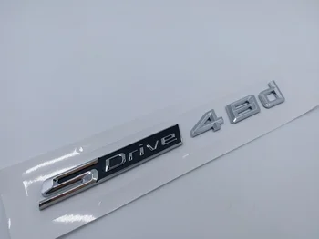 Automobilių Apdailos Stilius Lipdukas BMW X1 X3 X4 X5 x6 Serijos 20d Sdrive 25d 30d 35d 40d 45d 48d 50d, Emblema, Ženkliukai, Logotipas Raidės